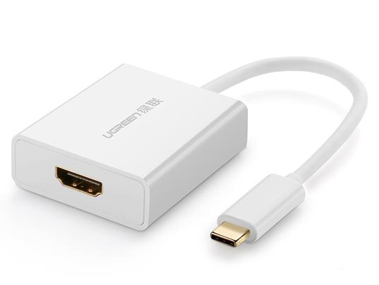  Cable Adapter: Type-C (USB-C) to HDMI(F) 20cm - Supports 4K @30Hz Windows/Mac OS/Linux (Not for Desktop PC)  